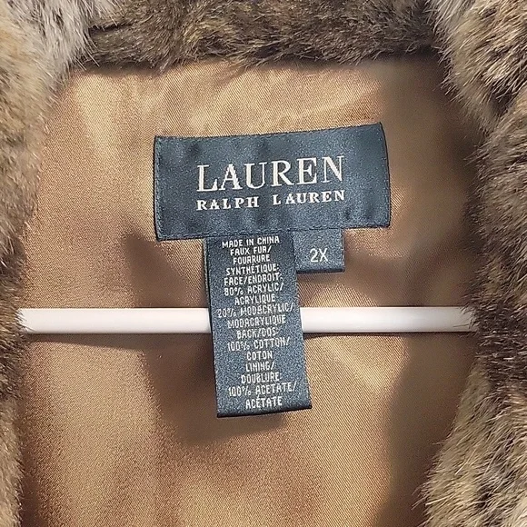 Lauren Ralph Lauren Faux Fur Vest - Picture 2 of 8